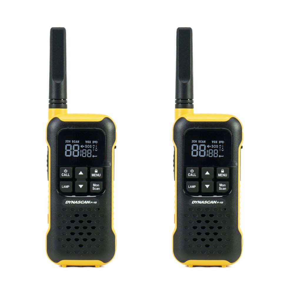 ps-products-20720-56495 Statie radio portabila PMR PNI Dynascan F-15, 446MHz, 0.5W, 16CH, Waterproof IP67, set 2 bucati - imagine 1