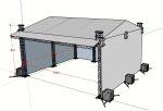 Scena mobila concerte 14m x 12m x 8m