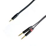 Cablu Jack 3.5mm - 2 Jack 6.3mm eXpertCable JM002-2/SJ079 6m