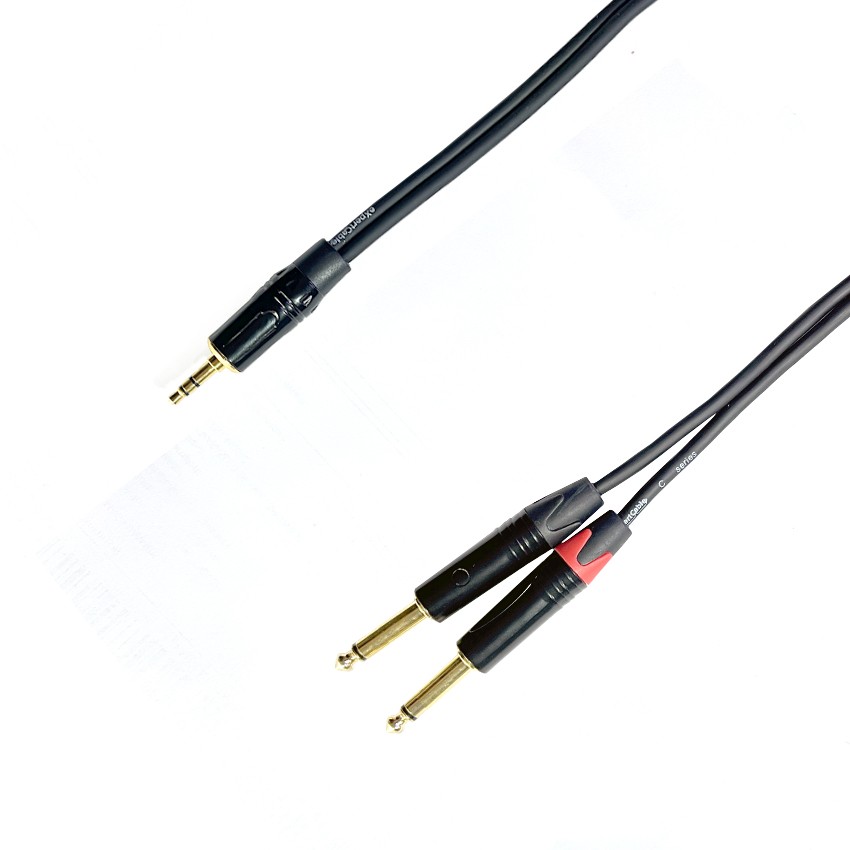 ps-products-21023-63872 Cablu Jack 3.5mm - 2 Jack 6.3mm eXpertCable JM002-2/SJ079 6m - imagine 1