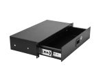 Sertar rack 2u SHORT cu cheie eXpertCable - imagine 2