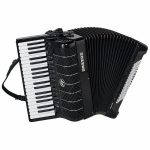 Hohner Mattia IV 96 BK white Buttons - imagine 2