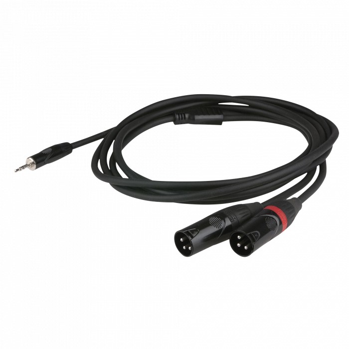 ps-products-22227-62214 DAP FLX46 - Cablu jack 3.5mm - 2 XLR tata 1.5m - imagine 1
