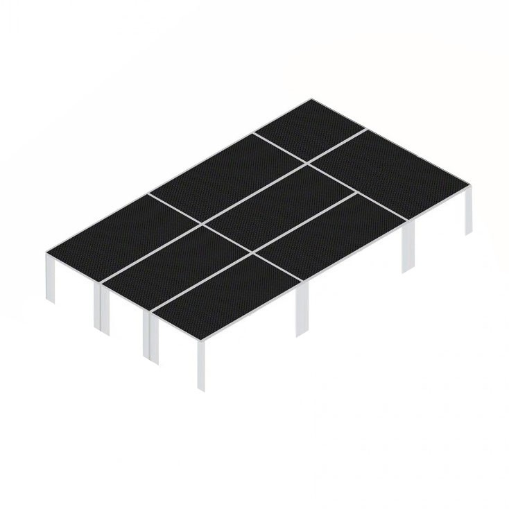 ps-products-22340-62717 Podium 5mx3m cu picioare fixe 0.4m - imagine 1