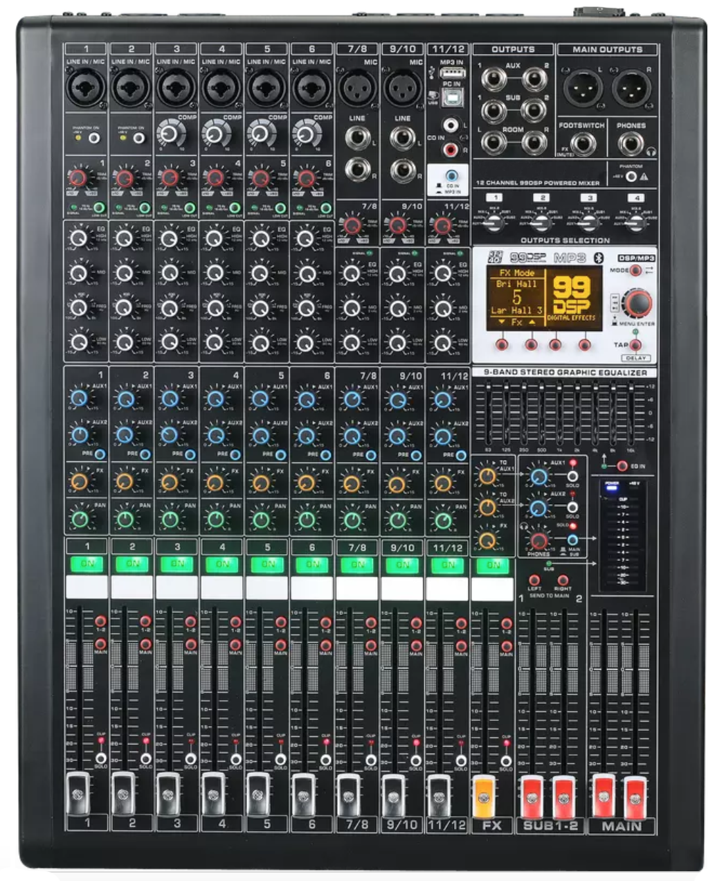 ps-products-22544-63267 DSE Pro MT12-4A - mixer amplificat 4x600W - imagine 1
