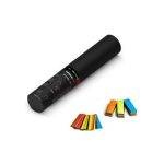 MAGICFX Tun Manual Confeti Hartie 28cm, alb/multicolor