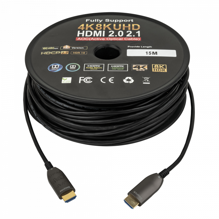 ps-products-22757-64083 DAP Audio HDMI 2.1 AOC 8K Fibre Cable 15m - imagine 1