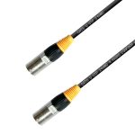 Cablu CAT6 24AWG Negru 30m conectori IP65