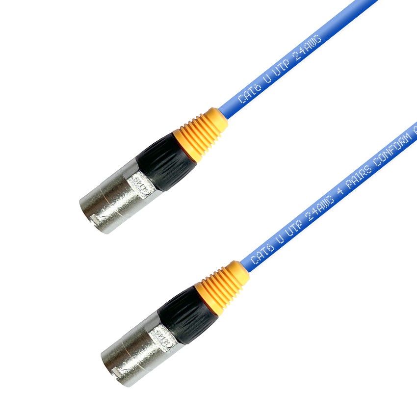 ps-products-23049-65257 Cablu CAT6 24AWG Albastru 30m conectori IP65 - imagine 1