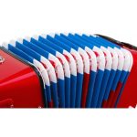 Orlando Instruments accordion for children, RED - imagine 2