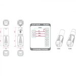 DAP FLA38 Adaptor XLR tata-RJ45 - imagine 3