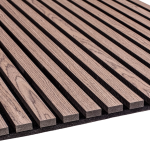 Panou acustic riflaj Black Walnut 60 x 240 cm