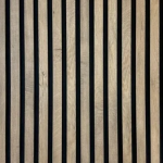 Panou acustic riflaj White Oak 60 x 240 cm