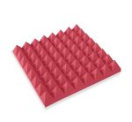 Panou acustic rosu 30 x 30 cm - imagine 2
