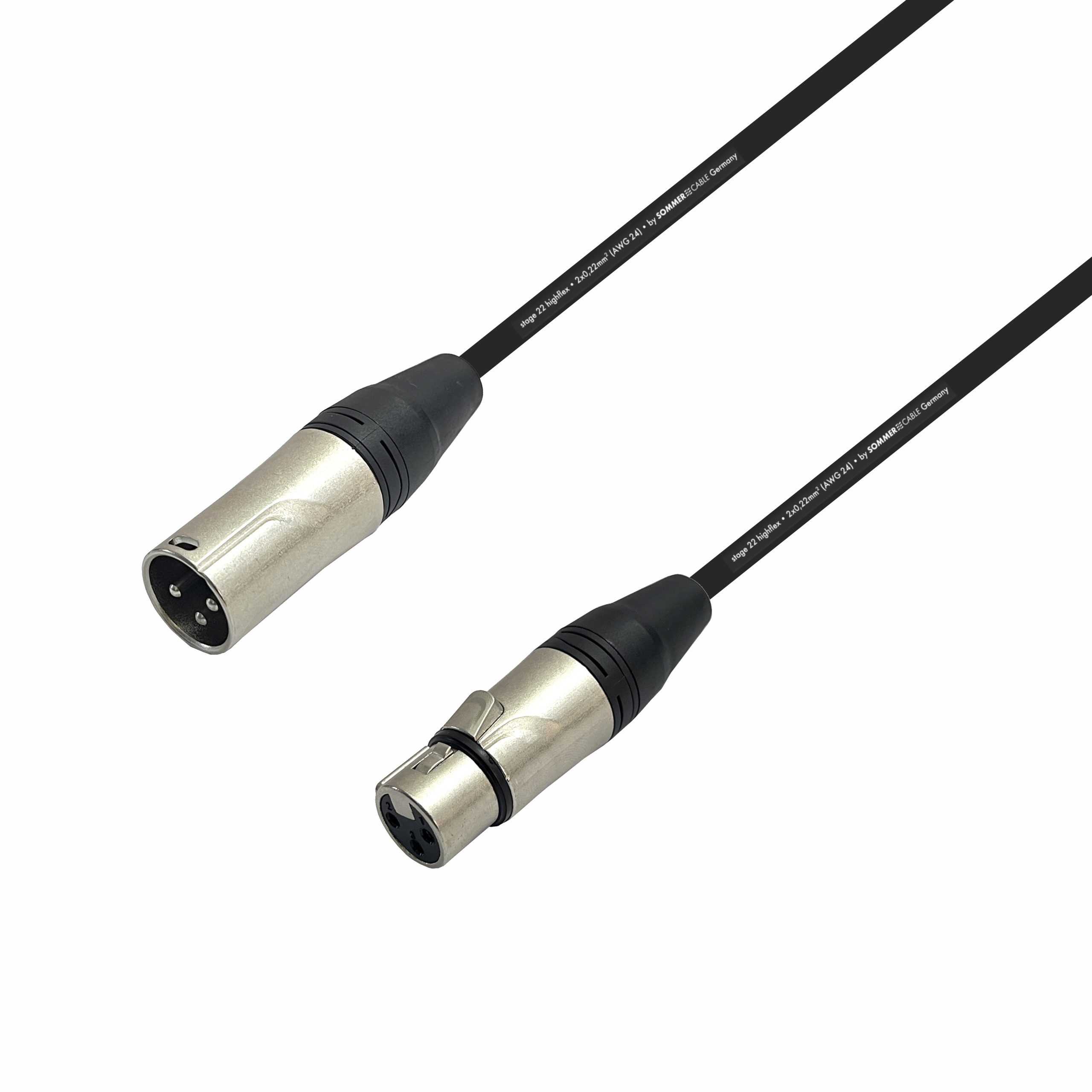 ps-products-23881-68360 Cablu XLR-XLR 1m Sommer Cable XLR3TS-1 - imagine 1