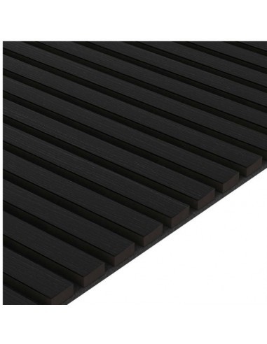 ps-products-23901-68405 Panou acustic riflaj Black Oak 600 x 2400 x 27 mm - imagine 1