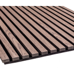 Panou acustic riflaj Black Walnut 600 x 2400 x 27 mm