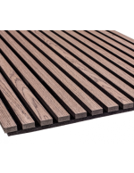Panou acustic riflaj Black Walnut 600 x 2400 x 27 mm