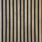 Panou acustic riflaj White Oak 600 x 2400 x 27 mm