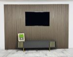 Panou acustic riflaj Silver Oak 600 x 2400 x 27 mm - imagine 3