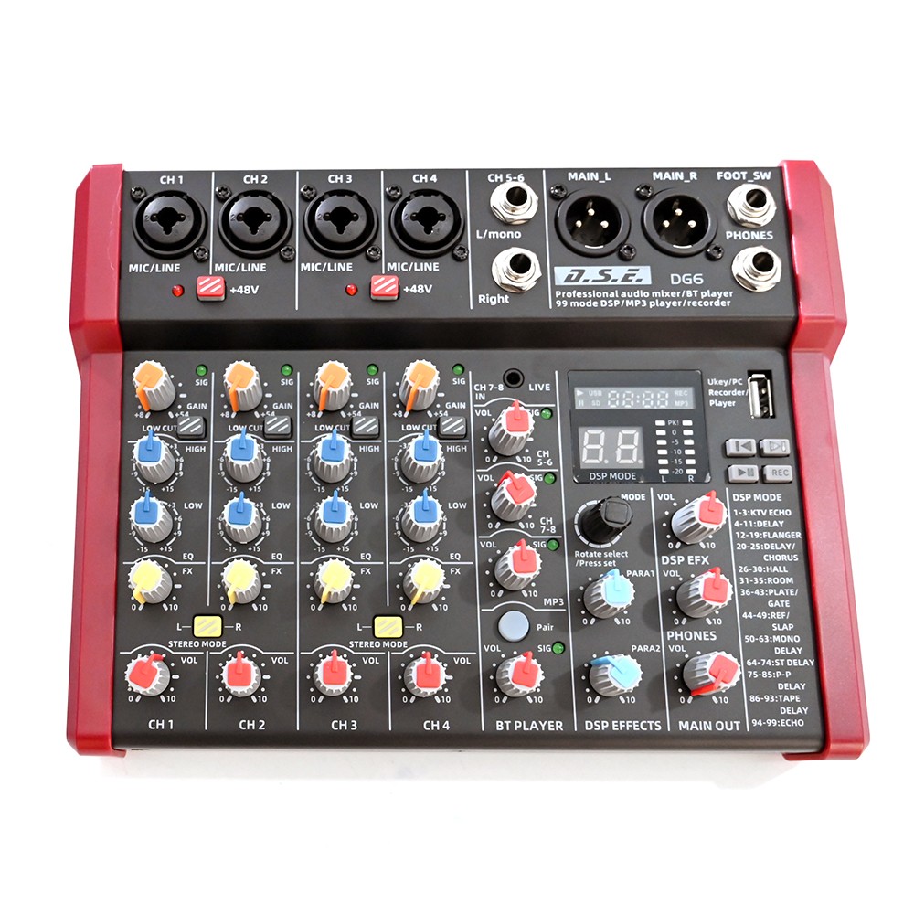 ps-products-24153-69744 DSE DG6 mixer analog 6 canale - imagine 1