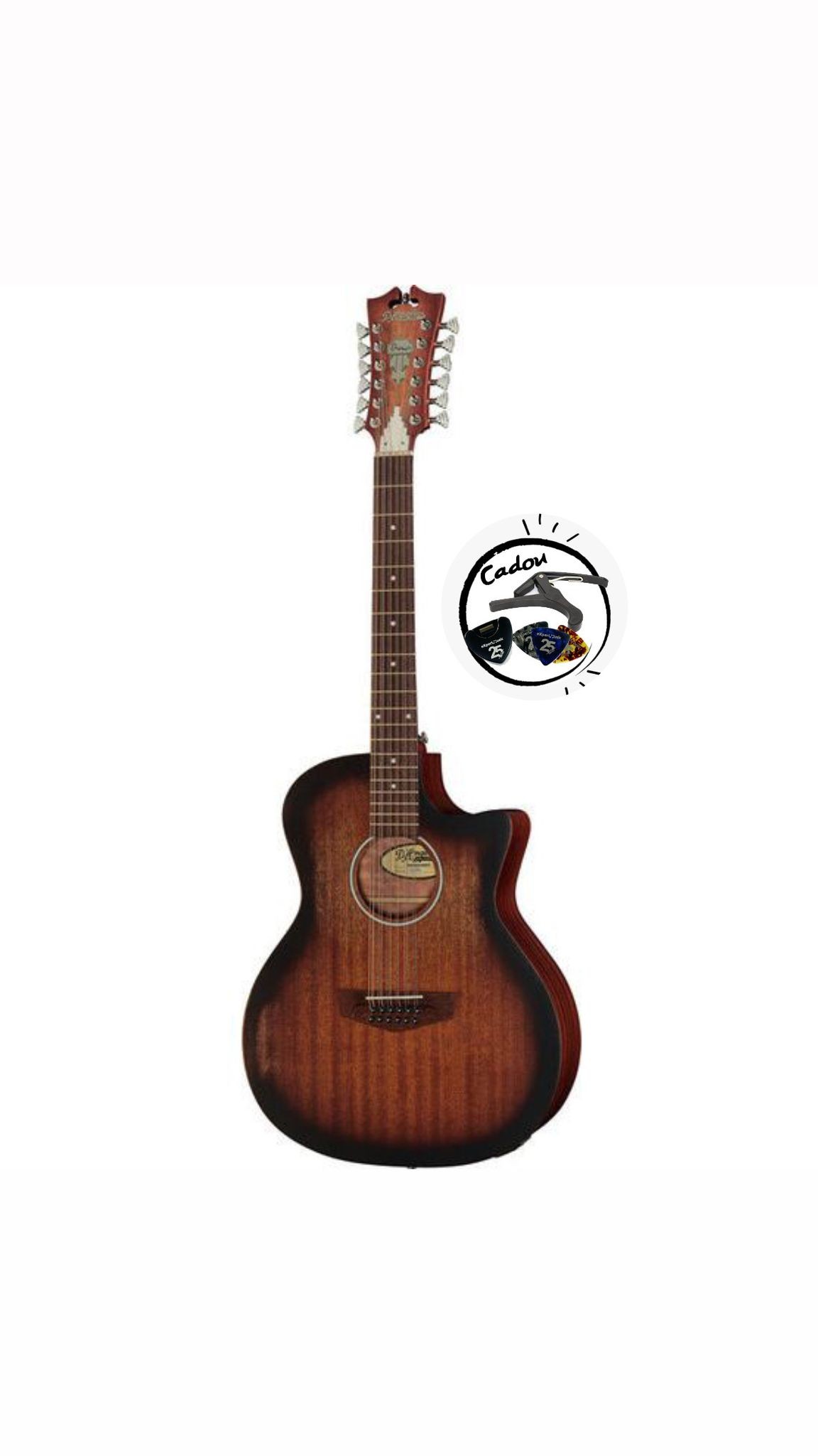 ps-products-24205-71135 D'Angelico Premier Fulton LS Aged Mah - imagine 1
