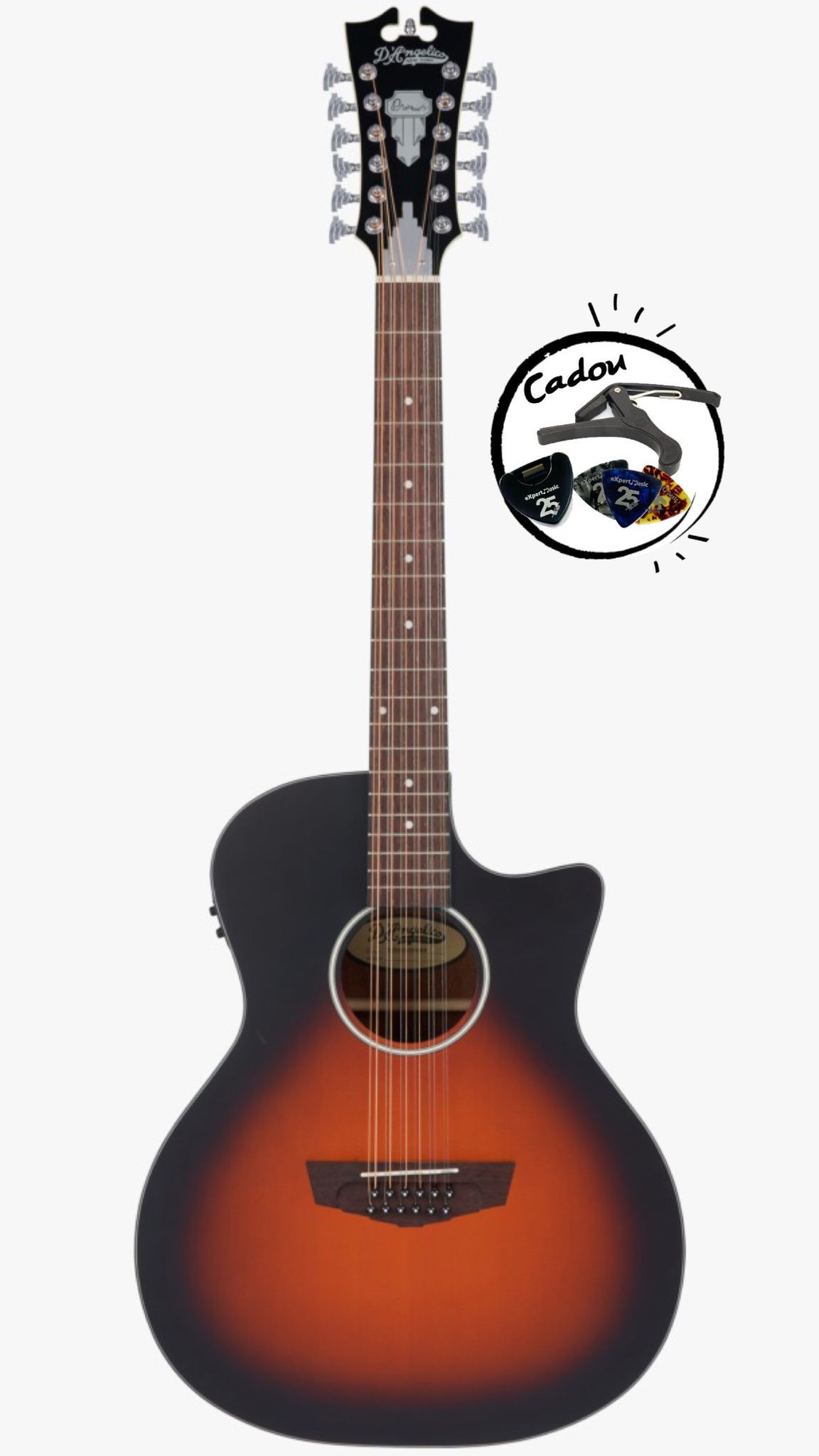 ps-products-24211-71166 D'Angelico Premier Fulton LS Satin Vintage Sunburst - imagine 1