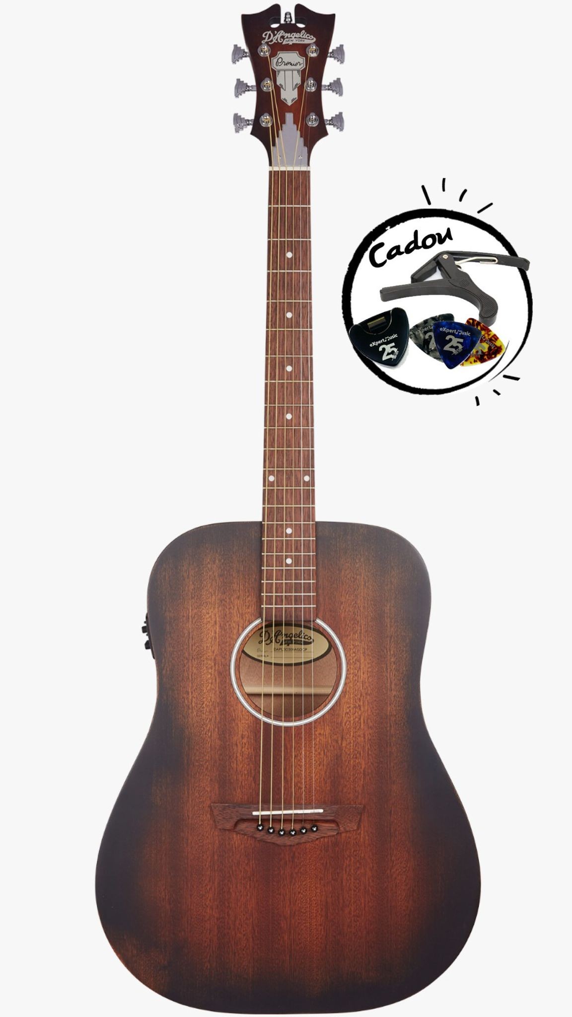 ps-products-24218-71177 D'Angelico Premier Lexington LS Aged Mah - imagine 1