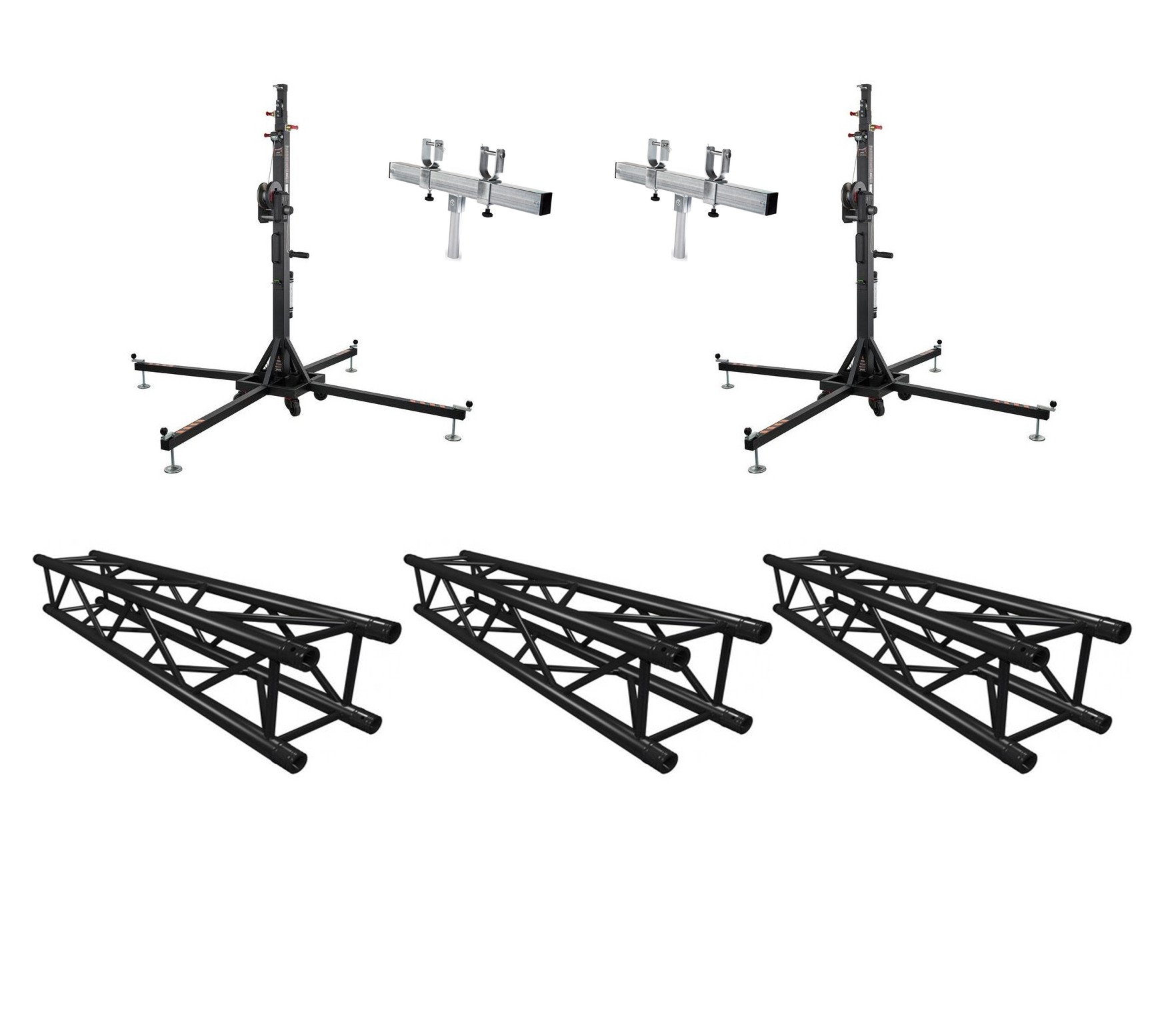 ps-products-24296-70498 Schela lumini 6m Fantek T-103 Truss Set BK - imagine 1