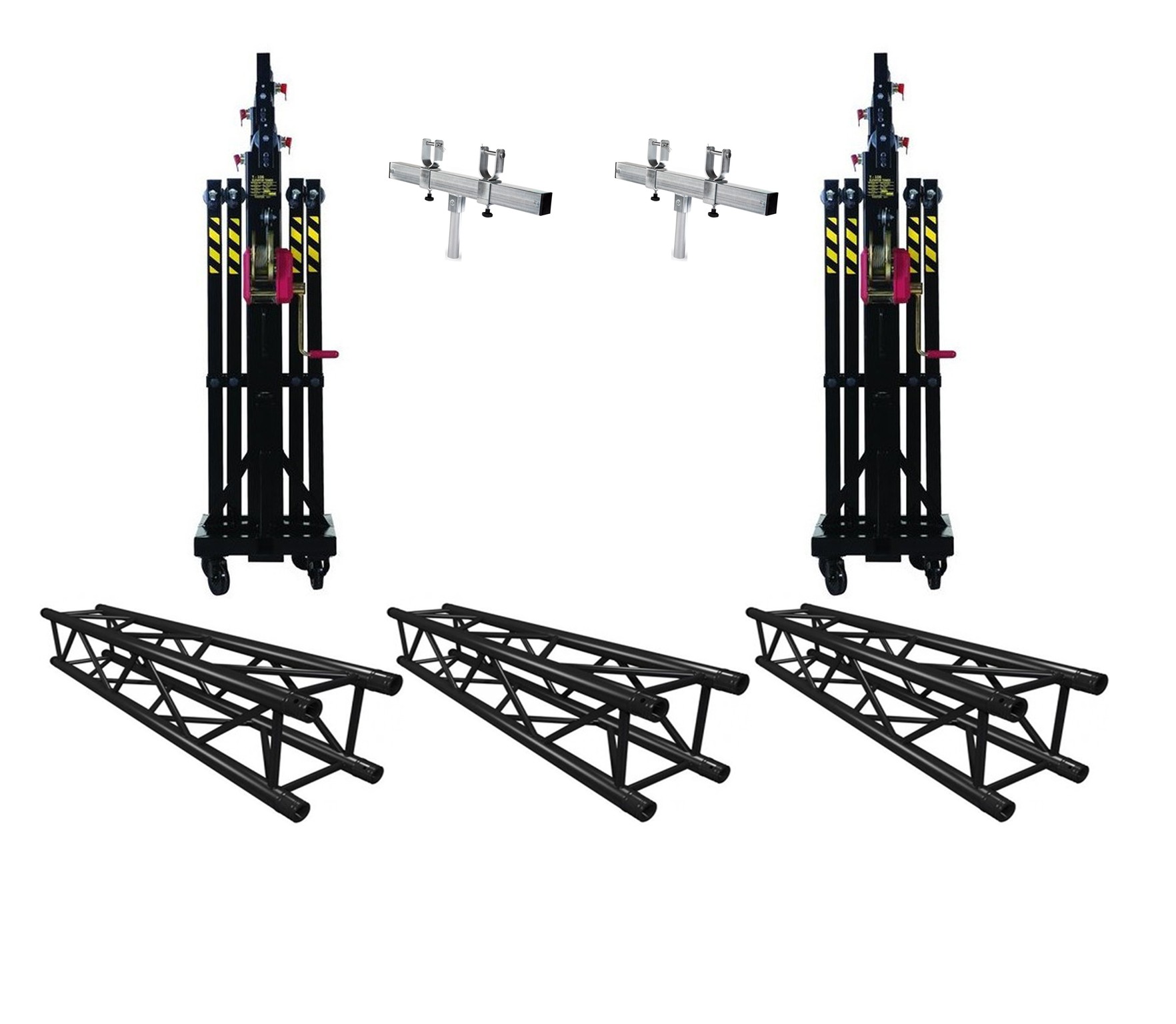 ps-products-24300-70514 Schela lumini 6m Fantek T-106 Truss Set BK - imagine 1