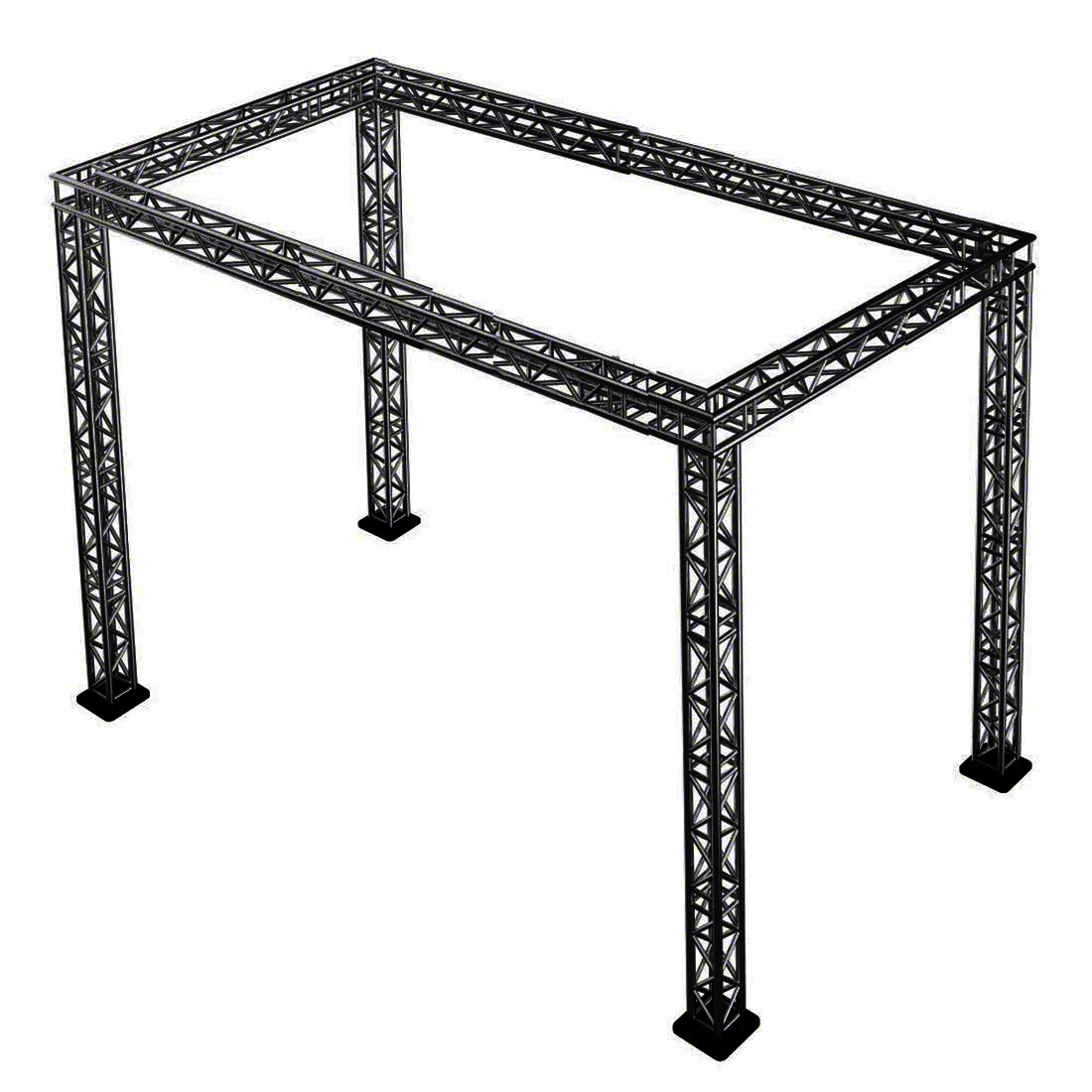 ps-products-24416-70888 Stand schela 7m x 4m x 3.5m BLACK - imagine 1