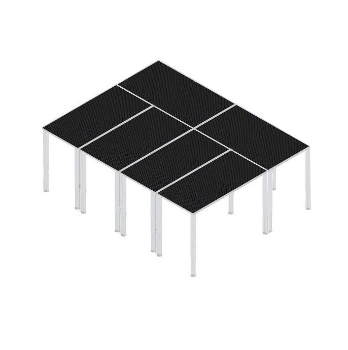 ps-products-24525-71402 Podium scena 4m x 3m inaltime fixa de 40cm si scara - imagine 1