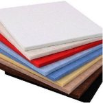 Panou acustic IGNIFUG din fibra de poliester negru 1220x2420x12mm