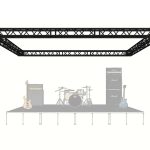 Cadru schela 8m x 5m Black