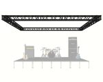Cadru schela 10m x 5m Black