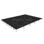 Podium 10m x 8m cu picioare fixe 60cm