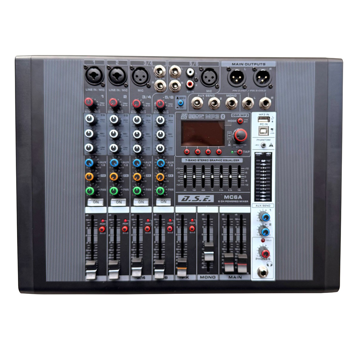 ps-products-26148-80373 DSE Pro MC6A - mixer amplificat 600W - imagine 1