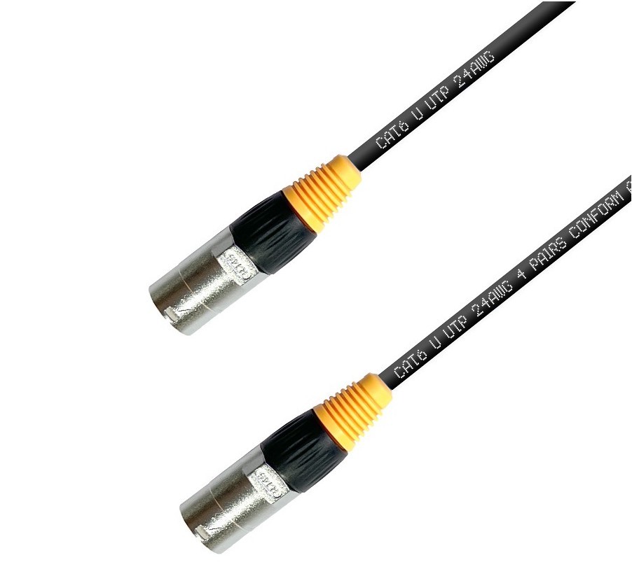 ps-products-26174-80472 Cablu CAT6 24AWG Negru 75m conectori IP65 - imagine 1