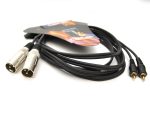 Cablu profesional 2RCA-2XLR - 3m - imagine 2