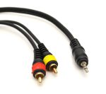 Cablu profesional JACK (3,5mm) - 2xRCA - 3m