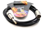 Cablu JACK Stereo(6,3mm) - XLR tata - 3m - imagine 2