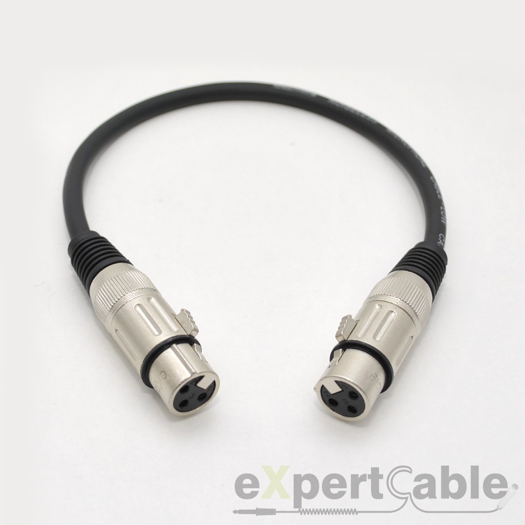ps-products-5902-10627 Cablu XLR-XLR (mama) 30cm - imagine 1