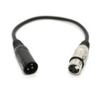 Cablu XLR(tata) - XLR(mama) - 42cm