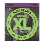 Corzi Chitare Bass Daddario EFX165 FlexSteels Bass, Custom Light, 45-105