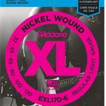 Corzi Chitara bass D'Addario EXL170-6 Regular Light 032-045-065-080-100-130