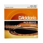 Corzi Chitara Acustica D'Addario EZ900 – 85/15: 010-014-w022-w030-w040-w050.