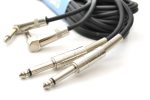 Cablu 2xJACK(6,3mm)-2xJACK(6,3mm cu cot)-5m - imagine 3
