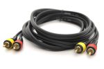 Cablu profesional 2RCA-2RCA - 3m - imagine 2