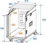 Special combo case LS4 laptop desk 14U - imagine 2