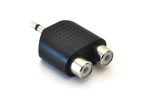 Adaptor JACK 3,5mm -2 RCA mama - imagine 2